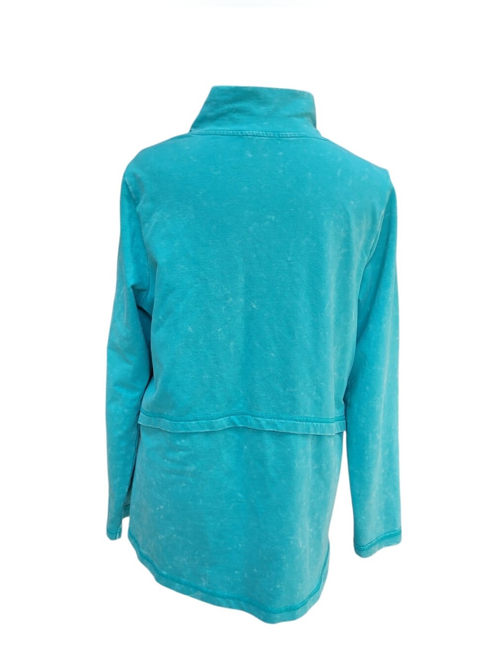 Habitat Clothes to Live In Turquoise River Wash Terry Chill Jacket Size S - Picture 6 of 11